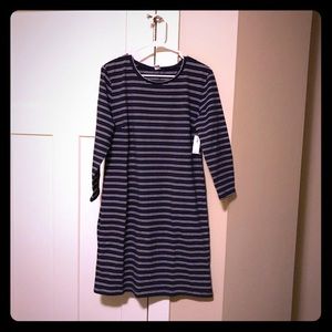 Old Navy striped jersey dress NWT, large